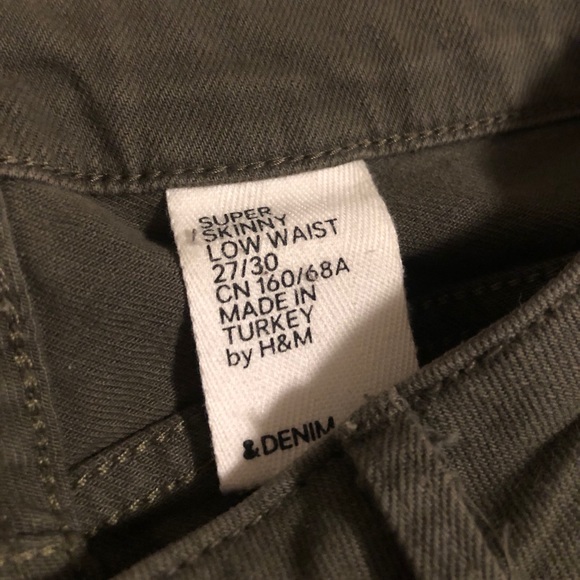 Green Skinny Jeans - Picture 3 of 5